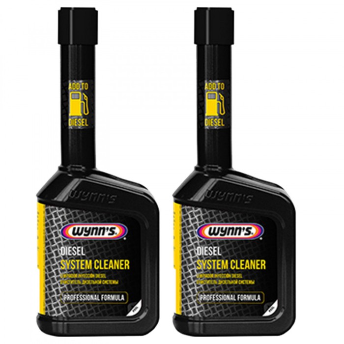 Pachet 2 x aditiv Wynn s Diesel System Cleaner pentru motorina 325 ml