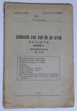 JUDECATA CEA MAI DE PE URMA , REVISTA , CARTEA II , MEDICINA , NUMERELE 1 - 6 de CROTHARA , 1931