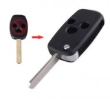 Carcasa cheie Trasnformare briceag Topautochei&reg; pentru Honda Accord CR-V Civic Pilot 3 butoane, Fara Brand