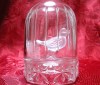 FIGURINA BIBELOU SEMI CRISTAL PASARE IN COLIVIE 11 CM
