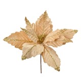 Cumpara ieftin Craciunita artificiala bej aurie &Oslash; 36x36 cm