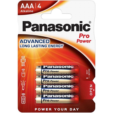 BATERIE LR03 BLISTER 4 PRO POWER PANASONIC EuroGoods Quality
