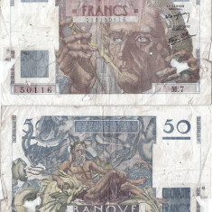 1946 (2 V), 50 francs (P-127a.1) - Franța