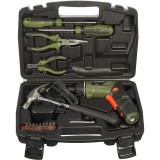 Pachet Surubelnita cu acumulator VTE002, 3.6 V Li-Ion, 1300 mAh, 4.5 Nm, 20 biti, adaptor + 5 scule de mana