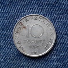 1n - 10 Forint 1948 Ungaria argint Moneda comemorativa 1848 -1948 Szechenyi I. foto
