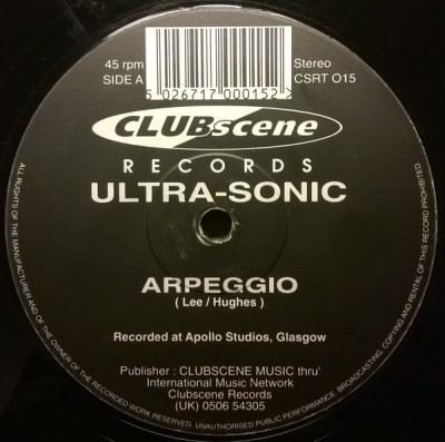 Ultra-Sonic - Arpeggio (Vinyl) foto