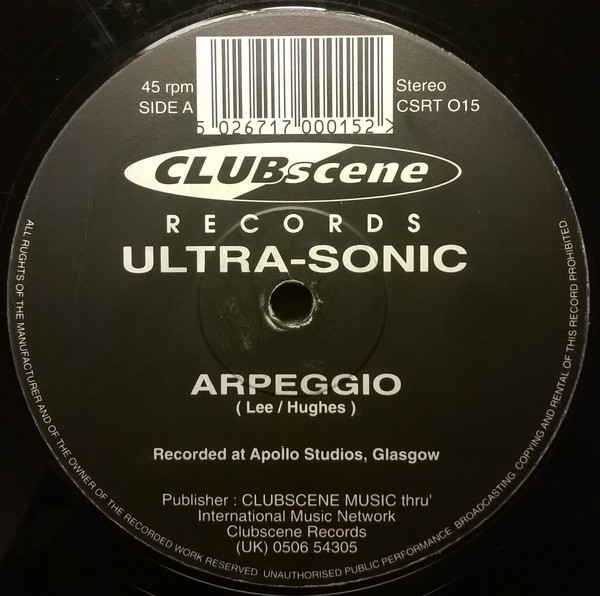 Ultra-Sonic - Arpeggio (Vinyl)
