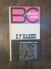 B.P.HASDEU INTERPRETAT DE ... foto