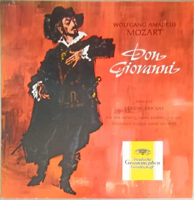 Disc vinil, LP. Don Giovanni. SETBOX 3 DISCURI VINIL-Wolfgang Amadeus Mozart, Dirigent: Ferenc Fricsay, Fischer-