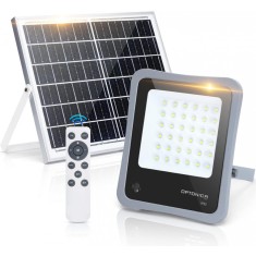 Proiector solar led 30W, incarcare rapida, OptonicaLed, 2400 lm, 3.2V/25Ah, lumina alba rece, 6000K