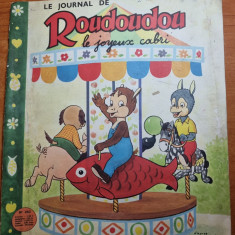 revista pt copii - le journal de roudoudou - aprilie 1968 - in limba franceza