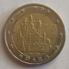 Moneda 2 euro comemorativa Germania 2012 J Bayern