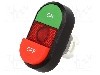 Intrerupator dublu, 22mm, seria MPD, IP66, ABB - 1SFA611143R1101