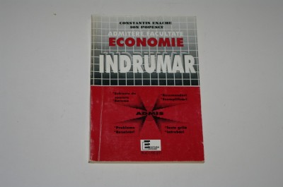 Admitere facultate economie - Indrumar - Enache - Popescu foto