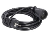 Prelungitor alimentare 3m, 16A, PVC, negru - AS SCHWABE