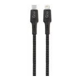 Cablu Date si Incarcare USB Type-C la Lightning Goui Tough, 1.5 m, Bleumarin - Negru G-TOUGHC94BK