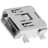 Mufa USB mini-B mama PCB SMD