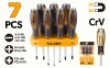 Set 7 Surubelnite Tolsen Cr-V, SL/PH/PZ, Varf Magnetic, Agatator Plastic, Profesional