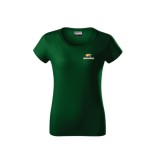 Cumpara ieftin Tricou dama inscriptionat SHR Motors verde
