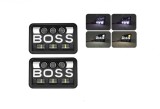 Set Faruri LED universal 5 , 12V-24V faza scurta lunga cu DRL lumini de zi, semnalizator alb-galben 9600lm