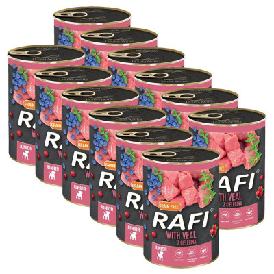 Rafi Junior GF Pat&amp;eacute; with Veal 12 x 400 g foto