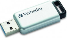 Memorie USB Verbatim Secure Pro 16GB USB 3.0 Silver foto