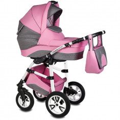 Carucior Flamingo Easy Drive 3in1 Vessanti-Pink foto