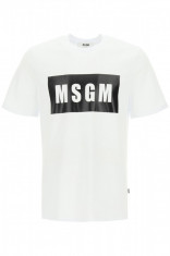 Tricou barbat Msgm logo box t-shirt 3040MM67 217098 1 Multicolor foto