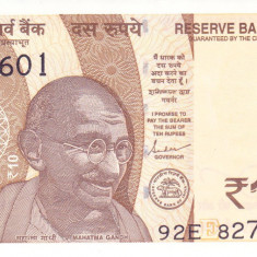 Bancnota India 10 Rupii 2022 - P109 UNC