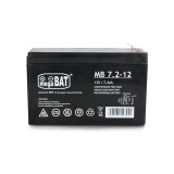 MPLPower AGM baterie gel VRLA 12V 7.2Ah (151/65/94mm)