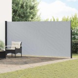vidaXL Jaluzea laterală retractabilă Gri 600 x 220 cm Poliester 42035545
