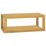 Dulap de baie suspendat, 90x45x35 cm, lemn masiv de tec
