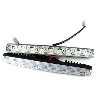 Lumini de zi DRL COB P9S lumina alba 12V Automotive TrustedCars foto