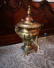 Samovar vechi rusesc din alama