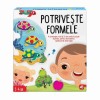 Joc Educativ din 4 Tablouri de Bord, Potriveste Formele, + 2 Ani