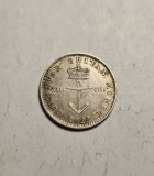 Moneda Indiile de Vest Britanice 1/8 Dollar 1822 - Piesa Colectie