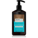 Arganicare Argan Oil &amp; Shea Butter Leave-In Conditioner balsam (nu necesita clatire) pentru păr uscat și deteriorat 400 ml