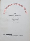 Gheorghe Vladutescu - O enciclopedie a filosofiei grecesti