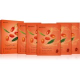 KORIKA SuperFruits Goji Berry - Set of 5 Anti-aging Face Sheet Masks set de măști de față la un preț mai avantajos Goji berry(cu efect de intinerire)