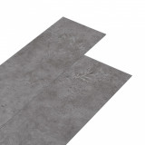 Cumpara ieftin Placi de pardoseala autoadezive, gri beton, 5,02 m&sup2;, PVC, 2 mm