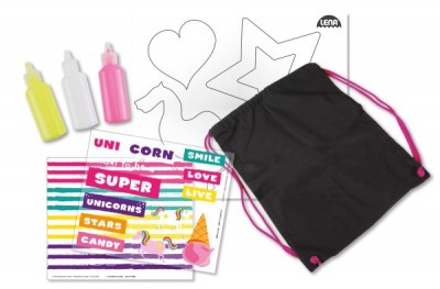 Joc si kit creativ pentru fete Lena Rucsacel textil cu Unicorn foto