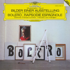 Mussorgsky, Ravel - Imagini la expozitie Bolero, Rapsodie Espagnole, disc vinil foto