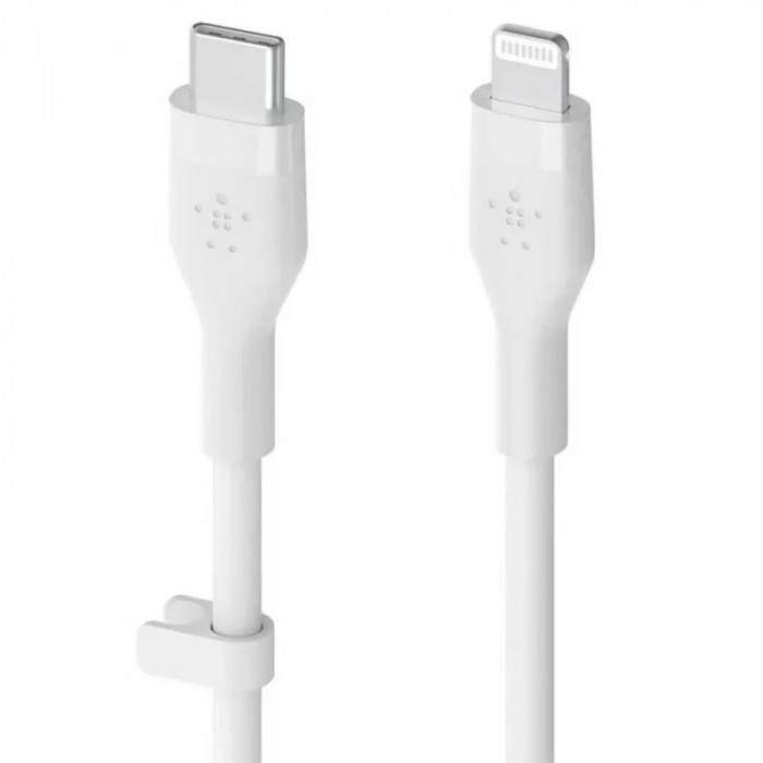 Cablu Date Belkin Boost Charge USB-C to Lightning - 2M Alb