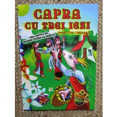 CAPRA CU TREI IEZI - Carte de colorat