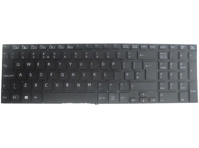 Tastatura Laptop, Sony, Vaio SVF15, SVF152, SVF1521, SVF152C, SVF153, SVF1531, iluminata, neagra, layout UK foto