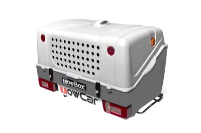 Cutie portbagaj transport animale de companie/vanatoare Towbox V1 DOG Gri foto
