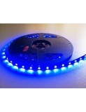 Banda led albastra 60 leduri /metru, 24V, rezistenta la apa, la rola de 5 metri