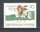 Liechtenstein.1990 500 ani Posta in Europa SL.220, Nestampilat