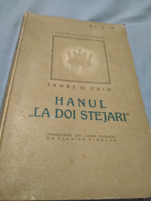 HANUL LA DOI STEJARI -JAMES M.CAIN 1946