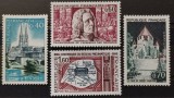 BC746, Franta, lot 4 serii arhitectura, personalitati, 1964, 1966